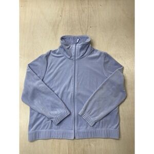 White Stag Sweater Women Size XL‎  16/18 Collared Full Zip Long Sleeve Cardigan